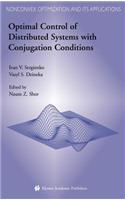 Optimal Control of Distributed Systems with Conjugation Conditions