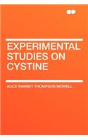 Experimental Studies on Cystine