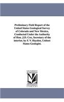 Preliminary Field Report of the United States Geological Survey of Colorado and New Mexico, Conducted Under the Authority of Hon. J.D. Cox, Secretary