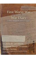 4 CAVALRY DIVISION Divisional Troops Divisional Sanitary Section: 1 January 1917 - 21 March 1918 (First World War, War Diary, WO95/1158/8)