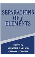 Separations of F Elements