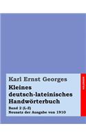 Kleines deutsch-lateinisches Handwörterbuch