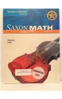 Saxon Math Course 3 Texas