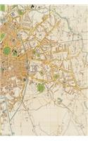 Dublin Vintage Map Field Journal Notebook, 50 pages/25 sheets, 4x6