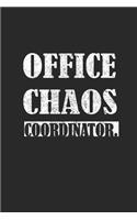 Office Chaos Coordinator: Office Notebook Journal/Diary/note/Planner (6 x 9") Blank Lined, 120 pages for Women/Men Kids/Girls/boys