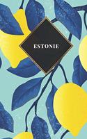 Estonie: Carnet de voyage ligné - Journal de voyage pour hommes et femmes avec lignes