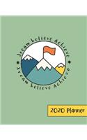 Dream Believe Achieve 2020 Planner