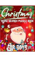 Christmas Word Search Puzzle Book For Boys