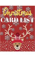 Christmas Card List