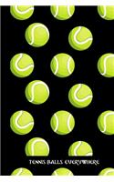 tennis balls everywhere