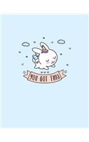 Bunnycorn Bunny Unicorn Rabbit Notebook