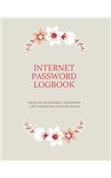 Internet Password Logbook