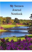 My Sermon Journal Notebook
