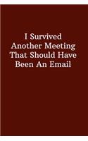 I Survived Another Meeting That Should Have Been A Email