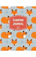 Camping Journal: Fox Themed Family Camping Planner and Journal