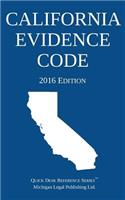 California Evidence Code; 2016 Edition