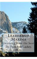 Leadership Maxims