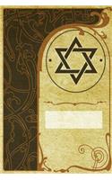 Monogram Judaism Journal: Blank Notebook Diary Log