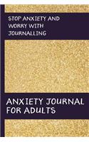 Anxiety Journal For Adults