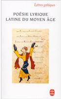 Poesie Lyrique Latine Du Moyen Age