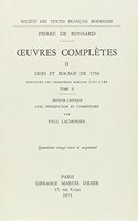 Tome II - Odes Et Bocage de 1550