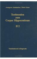 Testimonien Zum Corpus Hippocraticum