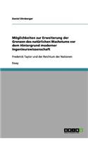 Möglichkeiten zur Erweiterung der Grenzen des natürlichen Wachstums vor dem Hintergrund moderner Ingenieurswissenschaft