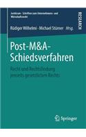 Post-M&a-Schiedsverfahren