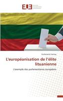 L'Européanisation de L Élite Lituanienne
