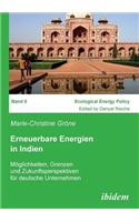 Erneuerbare Energien in Indien. M?glichkeiten, Grenzen und Zukunftsperspektiven f?r deutsche Unternehmen