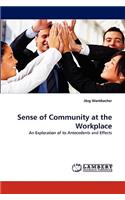 Sense of Community at the Workplace