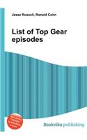 List of Top Gear Episodes