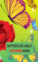 Butterflies Adult Coloring Book