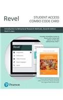 Revel for Introduction to Behavioral Research Methods -- Combo Access Card