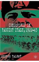 Censorship in Fascist Italy, 1922-43