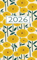 Church Pocket Book Diary with Lectionary 2026 Sunflowers