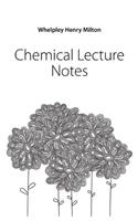 Chemical Lecture Notes