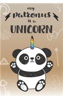 My Patronus is a Unicorn: Cute Unicorn Lovers Journal / Notebook / Diary / Birthday Gift (6x9 - 110 Blank Lined Pages)