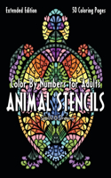 ANIMAL STENCILS Color By Number