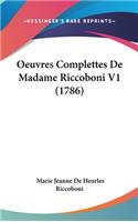 Oeuvres Complettes de Madame Riccoboni V1 (1786)