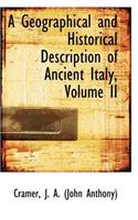 A Geographical and Historical Description of Ancient Italy, Volume II