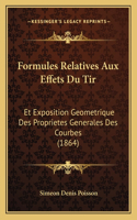 Formules Relatives Aux Effets Du Tir