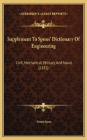 Supplement To Spons' Dictionary Of Engineering