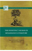 The Indistinct Human in Renaissance Literature: (Early Modern Cultural Studies 1500–1700)