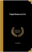 Papal Rome as It Is