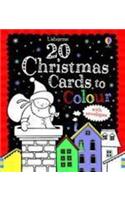 20 Christmas cards to colour: (Cards to Colour)