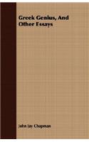 Greek Genius, and Other Essays