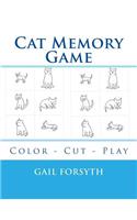Cat Memory Game: Color - Cut - Play
