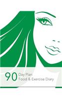 90 Day Plan, Food & Exercise Diary