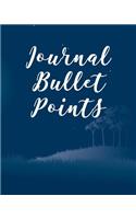 Journal Bullet Points: Dot Grid Journal Notebook